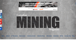 Desktop Screenshot of canadianminingmagazine.com